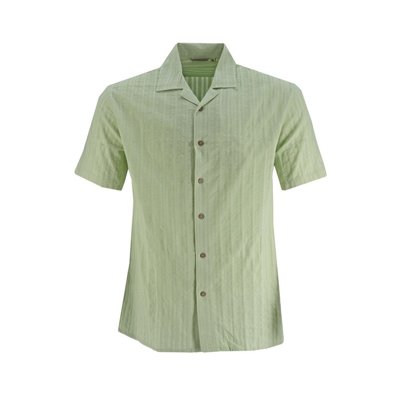 Camisa 1492 Mangas Cortas Estampada Para Caballeros