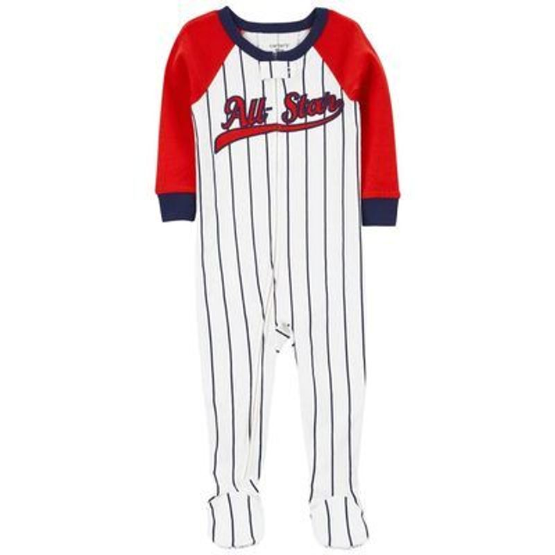 Pijama 1 pieza Baseball Blanco S.24m