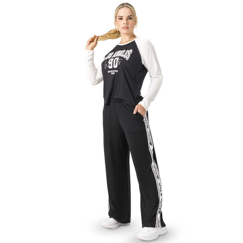 Pantalón Sudadera Negro FI 1043