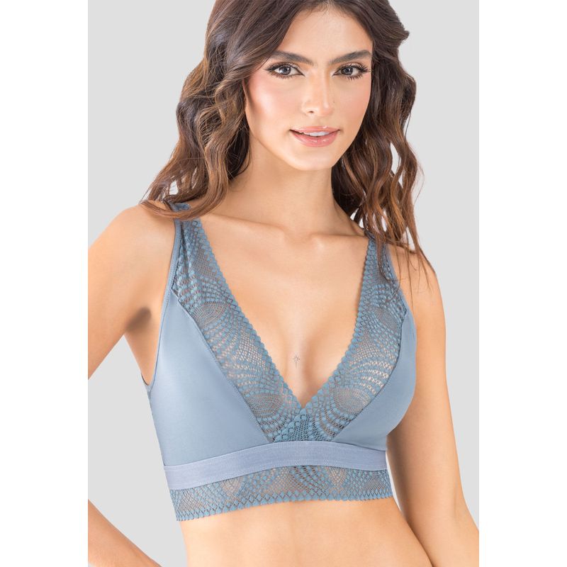 Brasier Mujer Azul Acero Fi 103904