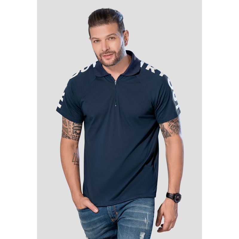 Polo Hombre Azul Navy Mp 104789