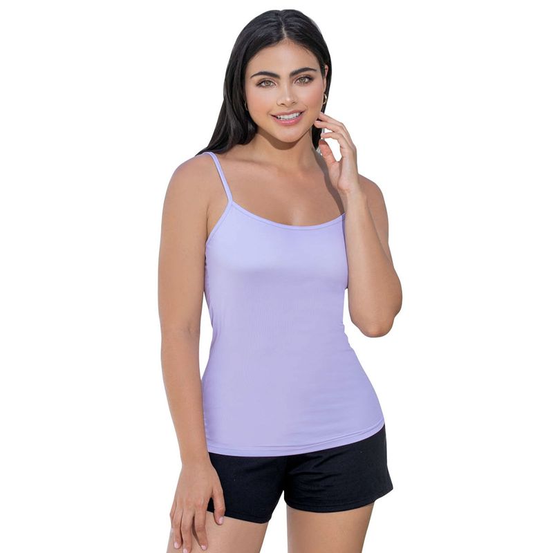 Camiseta Mujer Lila Fi 33546