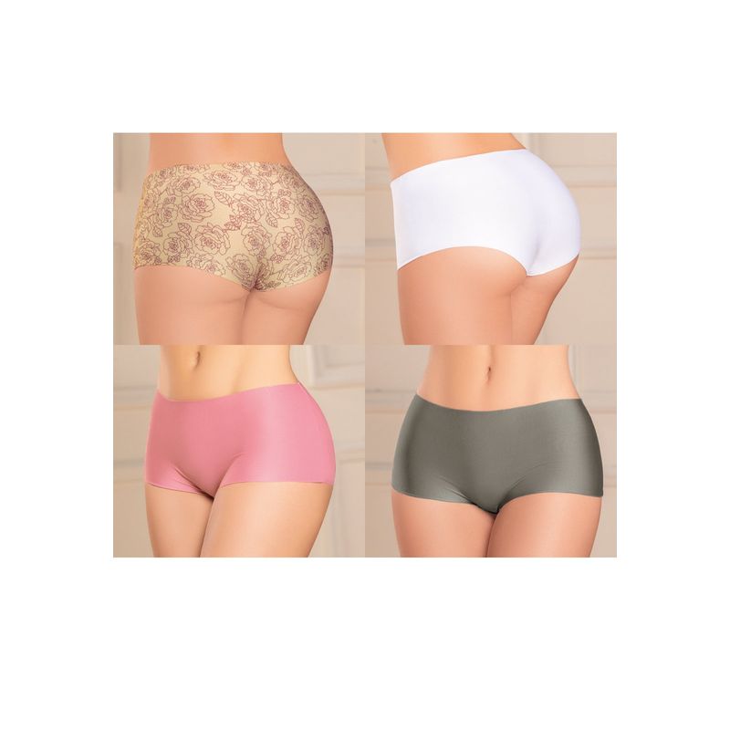 Cachetero Paq X4 Para Mujer Multicolor FI