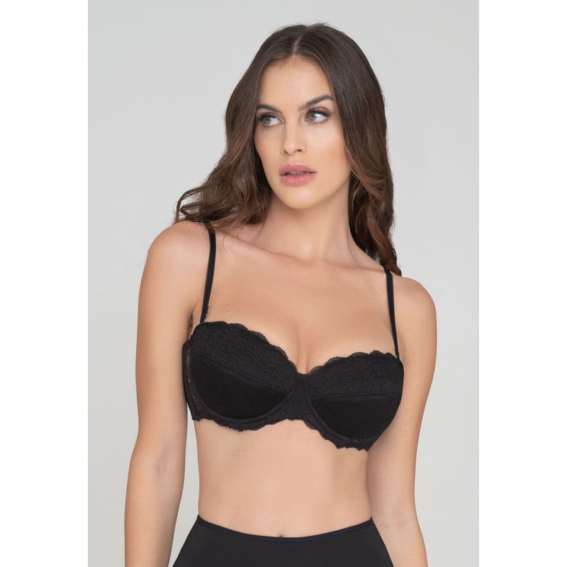 Brasier Mujer Negro Fi 103349
