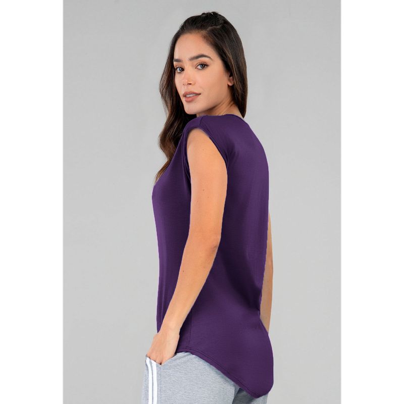 Camiseta Mujer Berenjena Fi 92714
