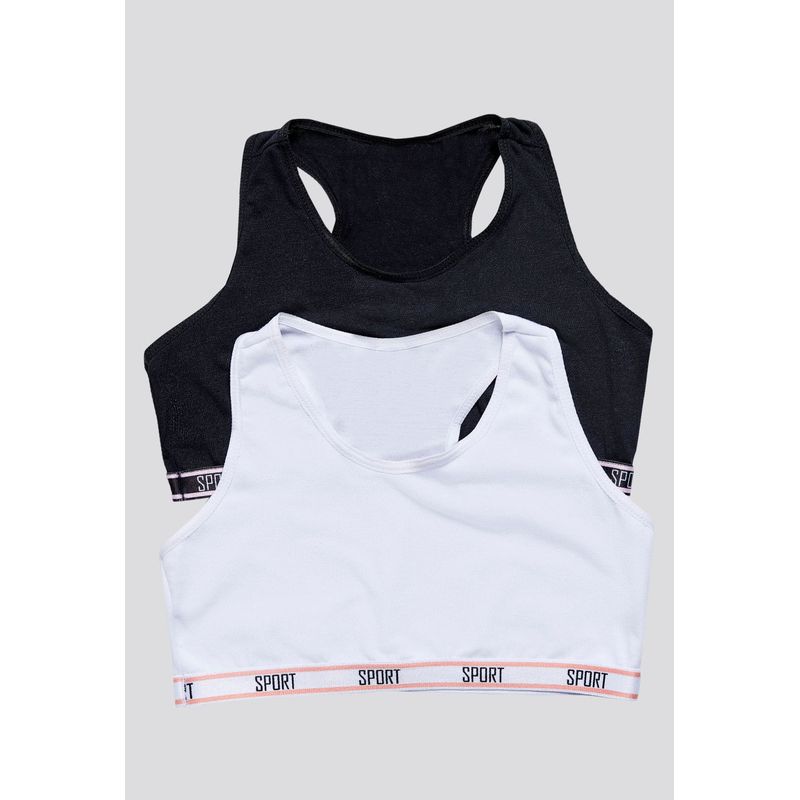 Top Paq X2 Infantil Negro/Blanco FI 87473