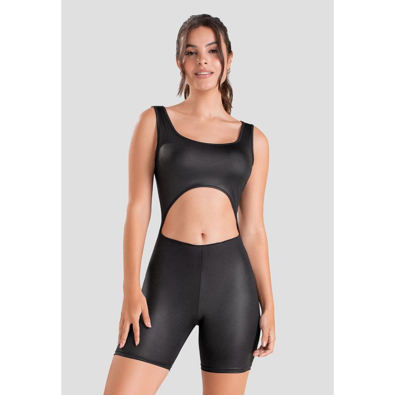 Enterizo Corto Mujer Negro Fi 104309