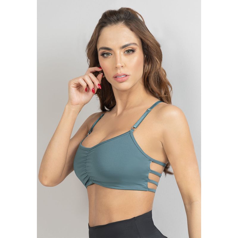 Top Mujer Azul Acero Mp 103012