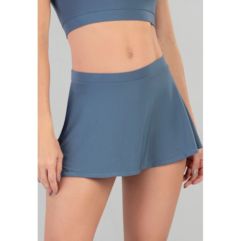 Falda Short Mujer Azul Acero FI 92903