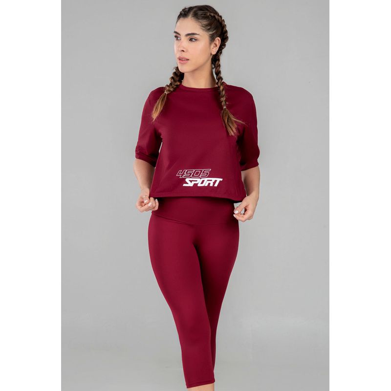 Conjunto Mujer Vino FI 9598