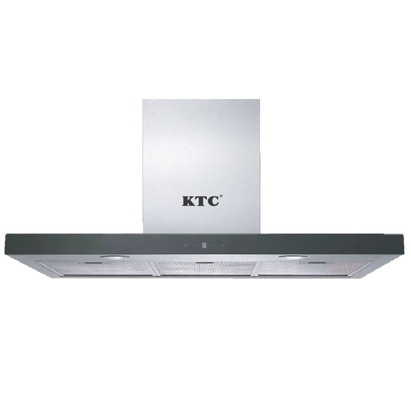 EXTRACTOR KTC TIPO CAMPANA DE ACERO INOXIDABLE 90CM SILVER (CEC-90M21)