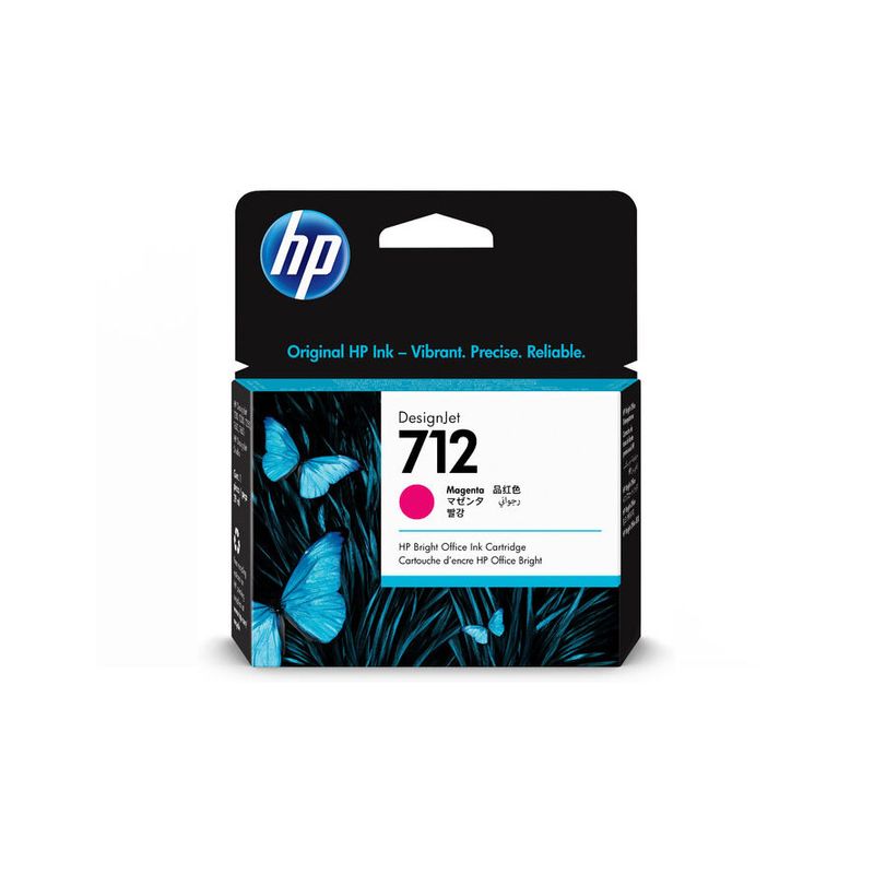 CARTUCHO HP (#712) PARA DESIGNJET T230/T250/T630/T650 MAGENTA (3ED68A)