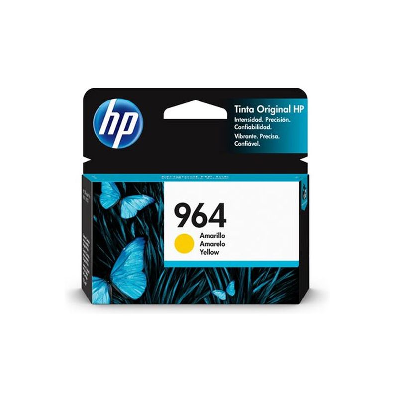 CARTUCHO HP (#964) PARA OFFICEJET PRO 9010/9020 SERIE YELLOW (3JA52AL)