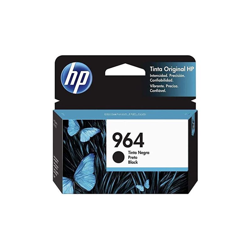 CARTUCHO HP (#964) PARA OFFICEJET PRO ALL IN ONE 9010/9020 BLACK (3JA53AL)