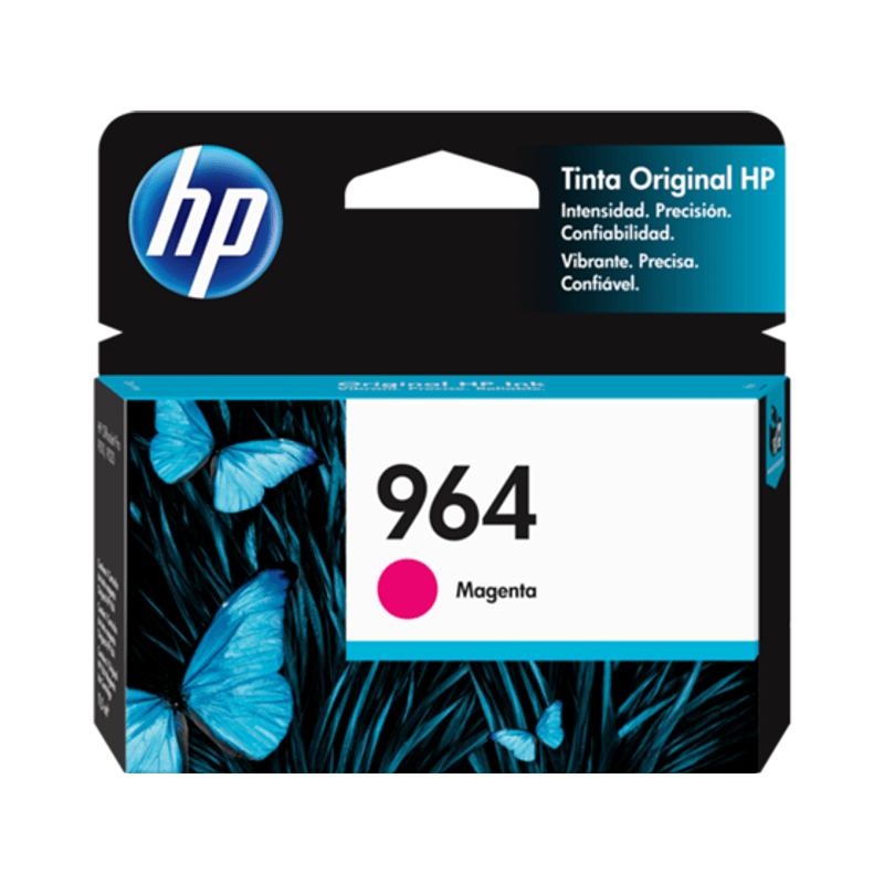 CARTUCHO HP (#964) PARA OFFICEJET PRO 9010/9020 SERIE  MAGENTA(3JA51AL)