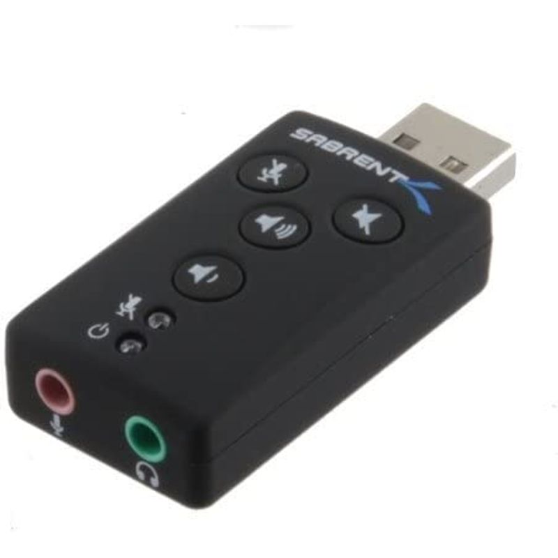 ADAPTADOR SABRENT USB 2.0 EXTERNAL SURROUND SOUND (AU-MMSA -USB-A)