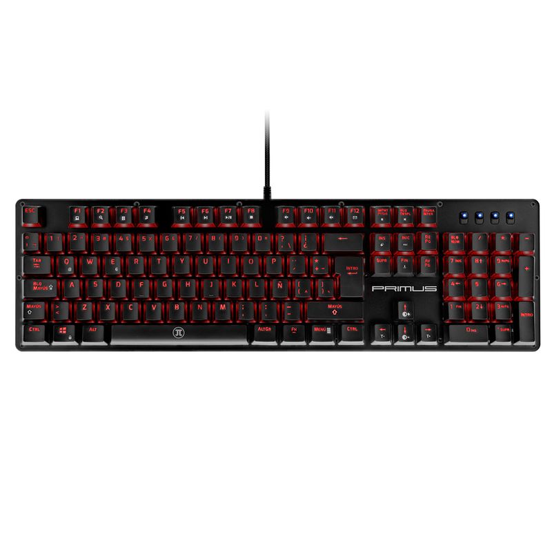 TECLADO GAMING PRIMUS BALLISTA 100T WRD SPA BLACK (PKS-102S)
