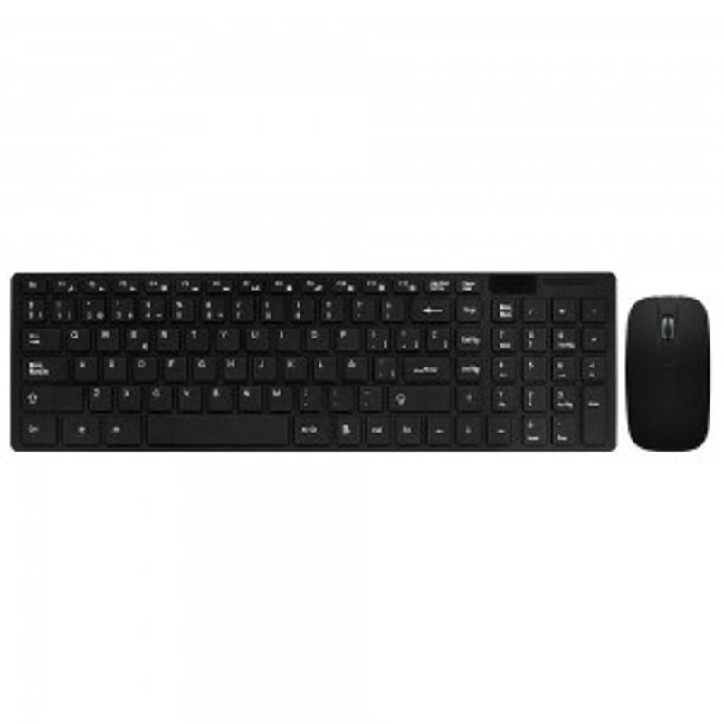 TECLADO/MOUSE ARGOM COMBO CLASSIC SPA WIRELESS BLACK (ARG-KB-7436)