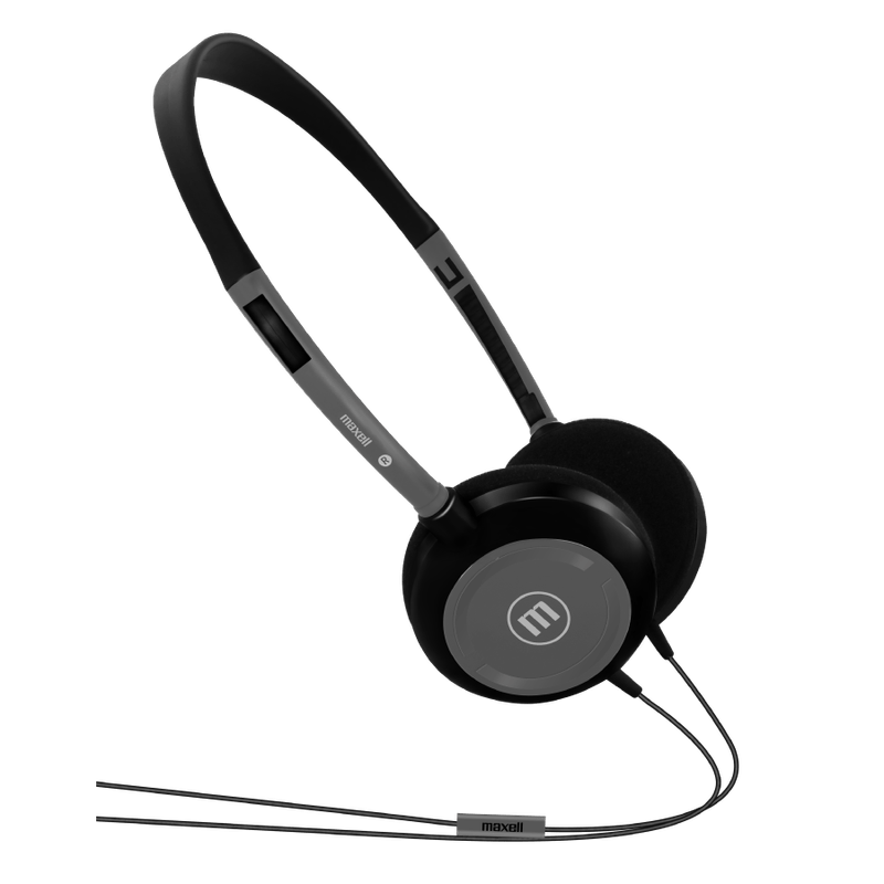 HEADPHONE MAXELL HP-200 HEADBAND AUDIO 3.5MM BLACK (348405)