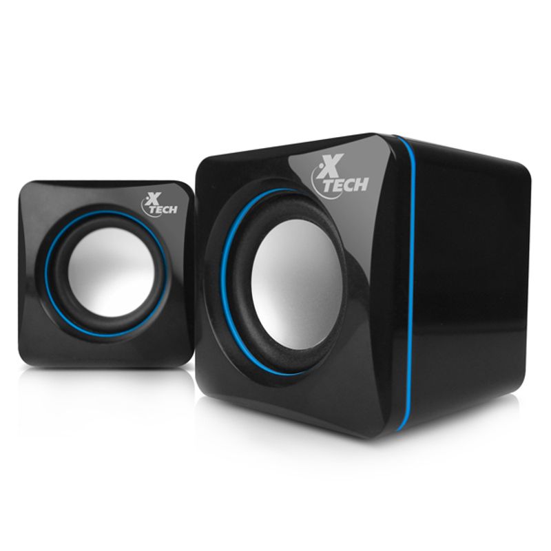 BOCINA XTECH 2.0 5W/USB/3.5MM BLACK (XTS-110)