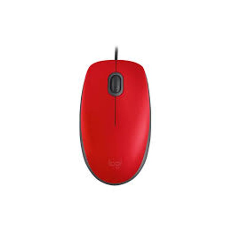 MOUSE LOGITECH M110 SILENT USB RED (910-006755)
