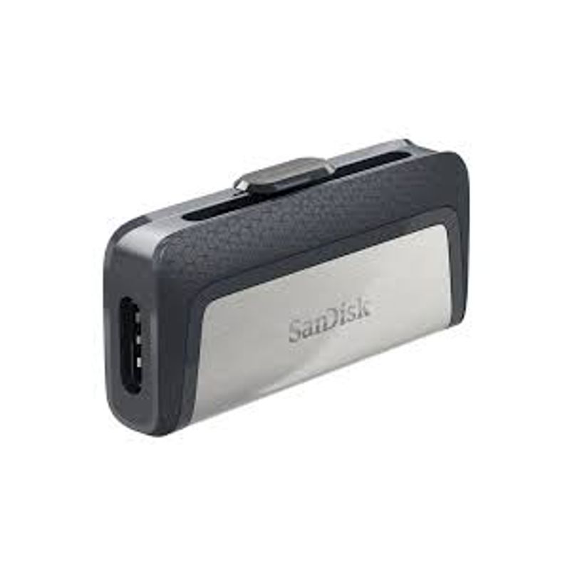 PEN DRIVE SANDISK ULTRA 64GB DUAL DRIVE USB 3.1/USB C SILVER (SDDDC2-064G-G46)