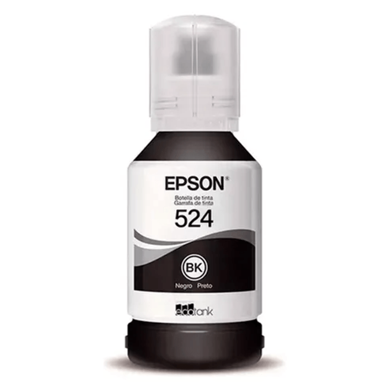 BOTELLA DE TINTA EPSON (#T524) PARA L15150/L15160/L6490 BLACK (T524120-AL)