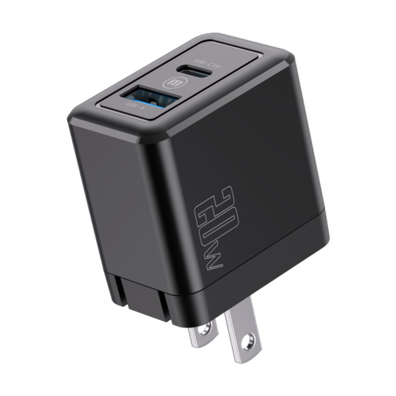 CARGADOR MAXELL WALL CHARGER 30W PD 2-PORT USB-C + USB-A (348593)