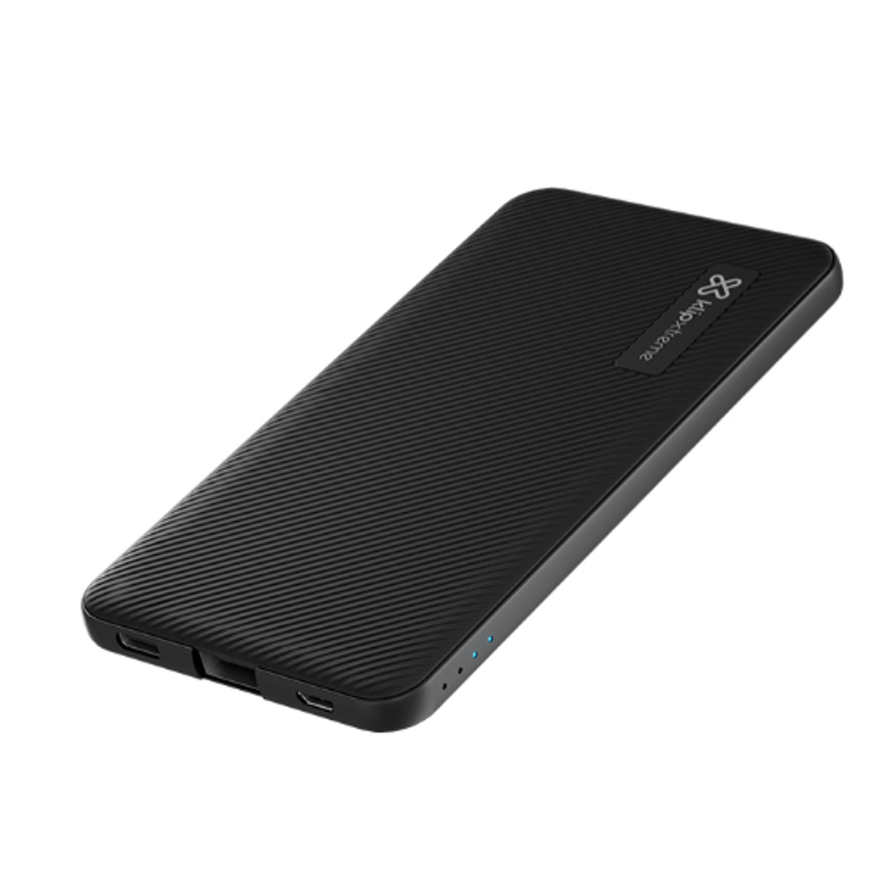 CARGADOR KLIPX POWERCELL LITE RECHARGABLE 5K/12W/5V/2.4A/USB-A BLACK (KPB-250)