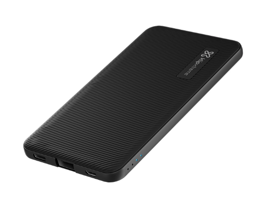 CARGADOR-KLIPX-POWERCELL-LITE-RECHARGABLE-5K-12W-5V-2.4A-USB-A-BLACK--KPB-250-