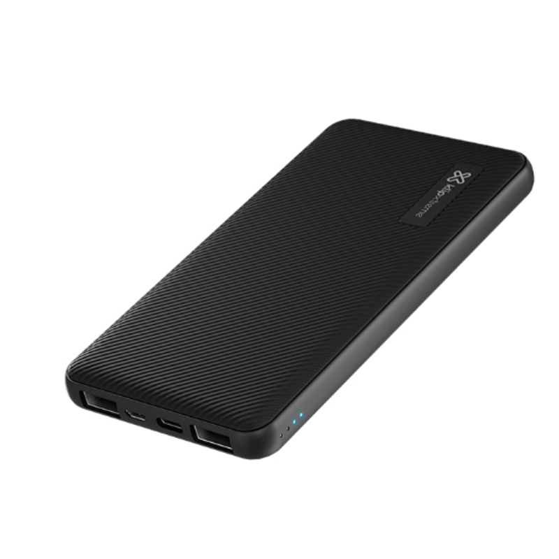 CARGADOR KLIPX POWERCELL PLUS RECHARGABLE 10K/15W/5V/3A/USB-A-C BLACK (KPB-500)