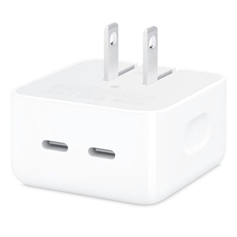 Cargador Apple Con Puerto USB-C Doble De 35W