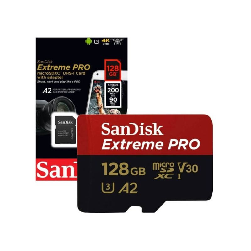 Memoria Micro SD Sandisk Extreme PRO 128gb