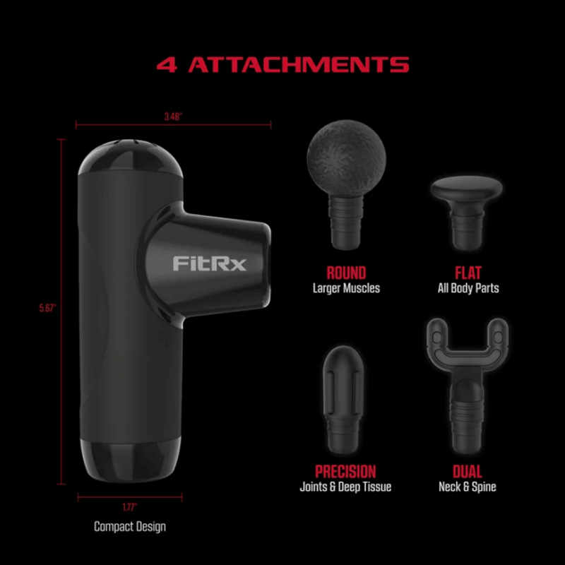Pistola o Maquina de Masaje Muscular FitRx Mini