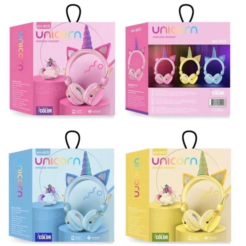 Audífono Bluetooth Unicornio