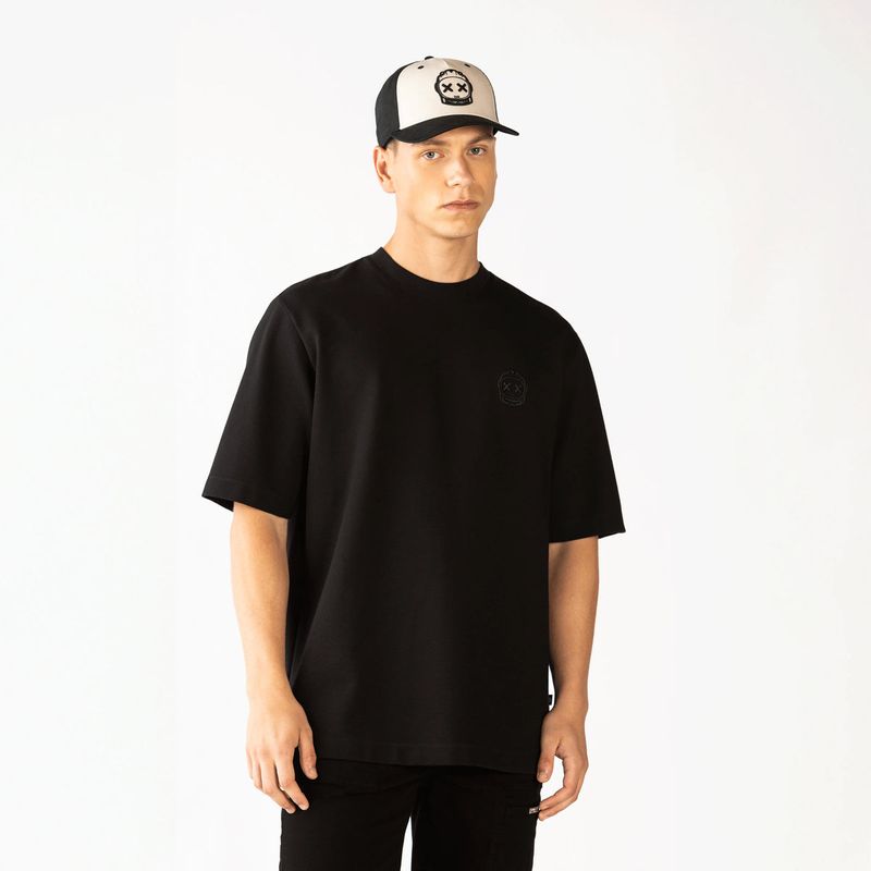 APILO-T-SHIRT-OVERSIZED-MEN-BLACK-M-M