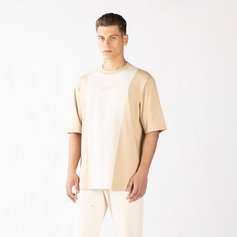 BLEIS-T-SHIRT-OVERSIZED-MEN-IRISH-CREAM-S-CH