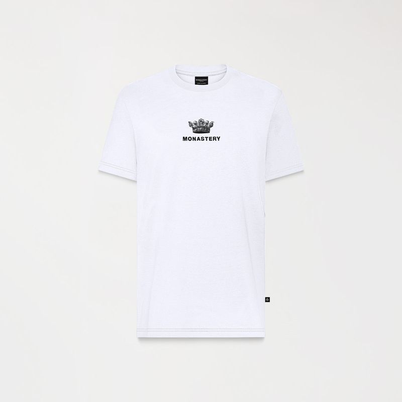 CROWN-T-SHIRT-MEN-WHITE-S-CH