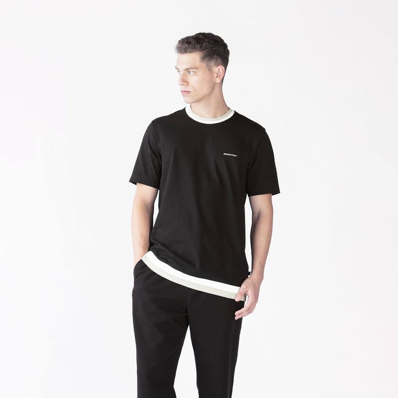 TARLINGTON-T-SHIRT-MEN-BLACK-M-M