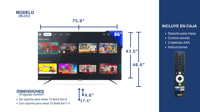 TELEVISOR-KTC-86--SMART-4K-UHD-QLED-HDMIx3-USBx2-AND11-GOOGLE-TV--86J2U--J86QDC-