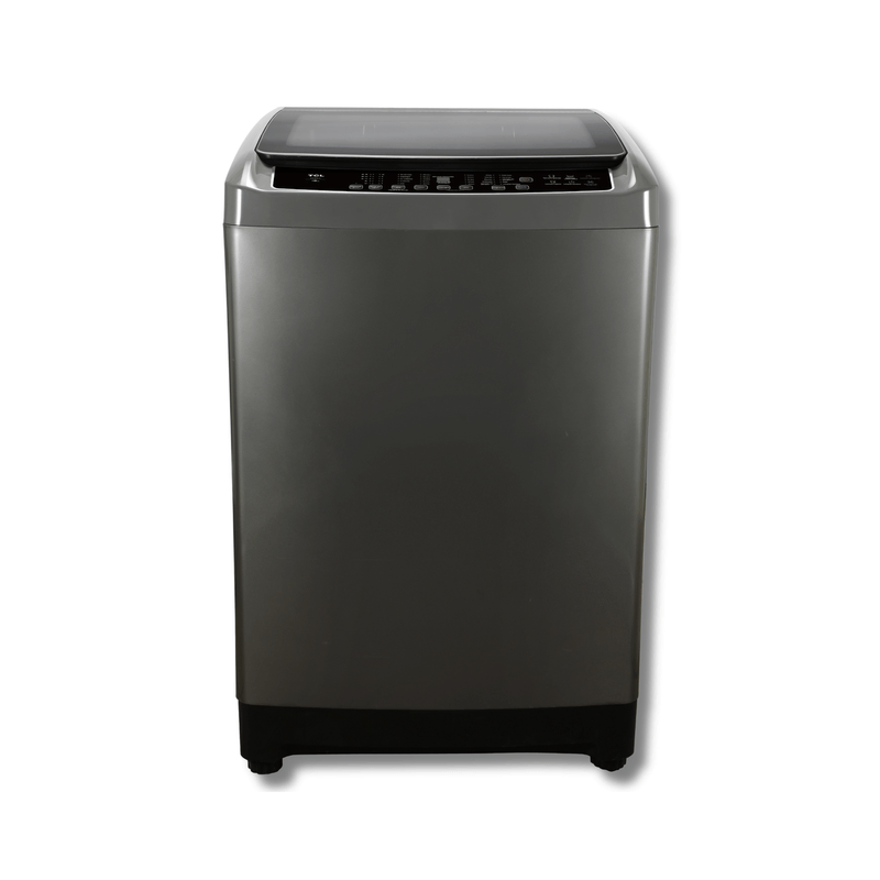 Lavadora automática TCL 27”, 46 libra, gris.