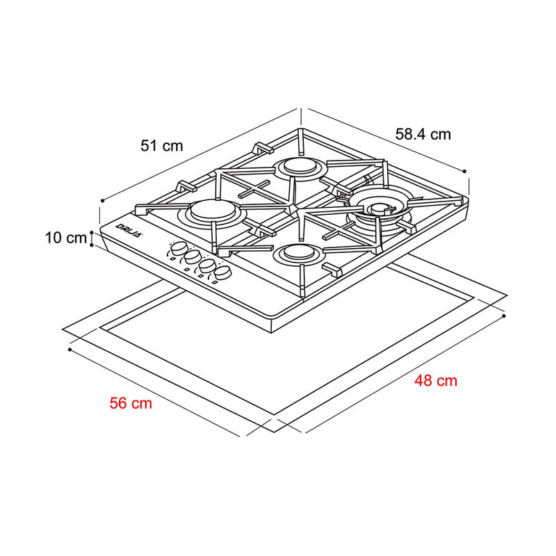 Estufa Gas DRIJA TOSCANA 60 PRO