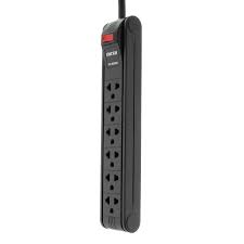 REGLETA-FORZA-6-SALIDAS-110V-220V-BLACK--AU140FOR13--PS-1006B-