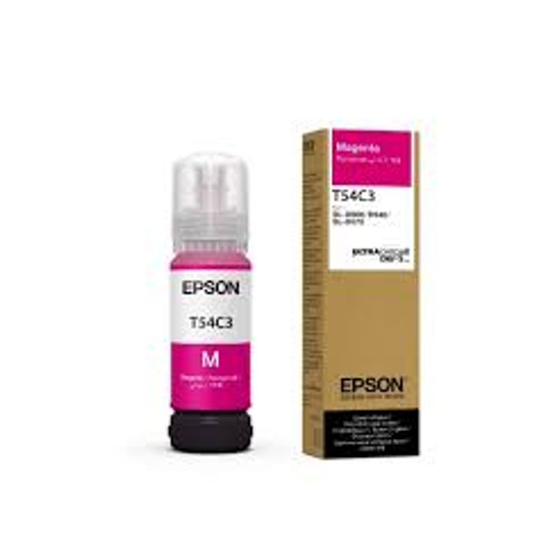 BOTELLA DE TINTA EPSON (#T54C) ULTRACHROME D6R-S PARA SURELAB D570 MAGENTA (T54C320)