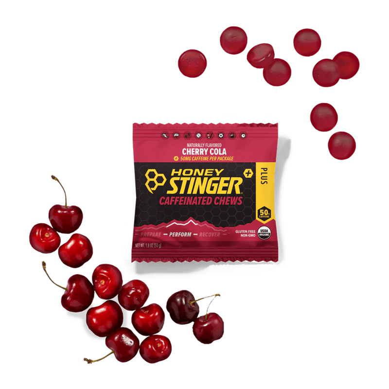 Gomita Energizante Honey Stinger Organic Energy Chews (Cherry Cola / Cafeina)