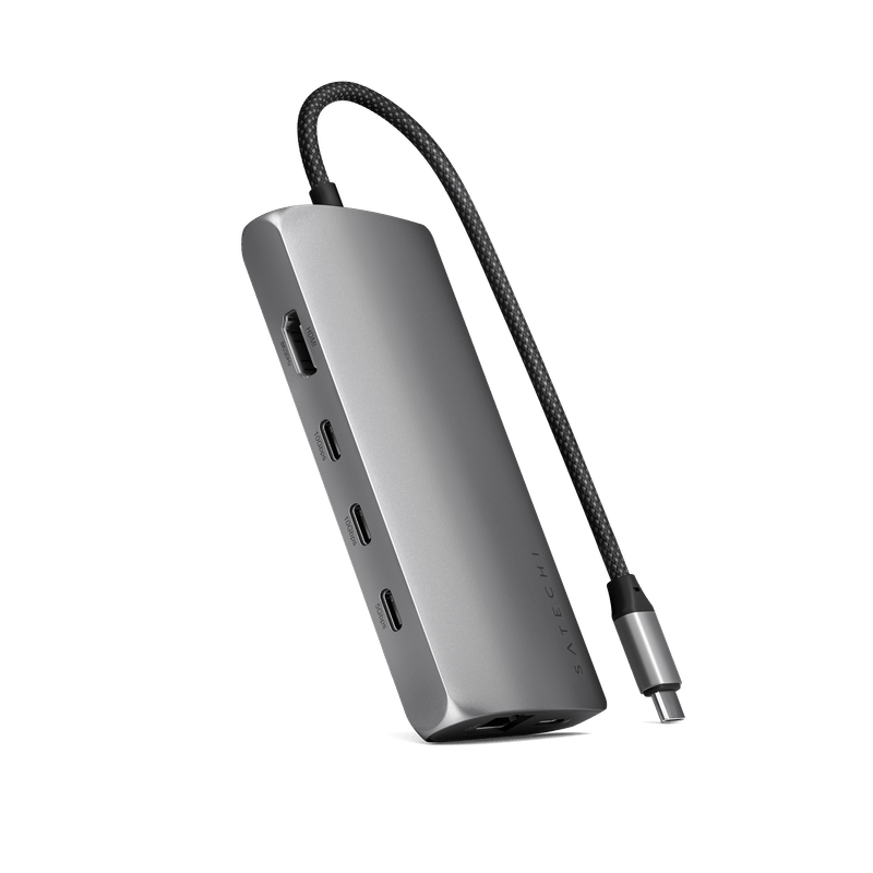 Satechi Adaptador multipuerto USB-C 8K con Ethernet V3