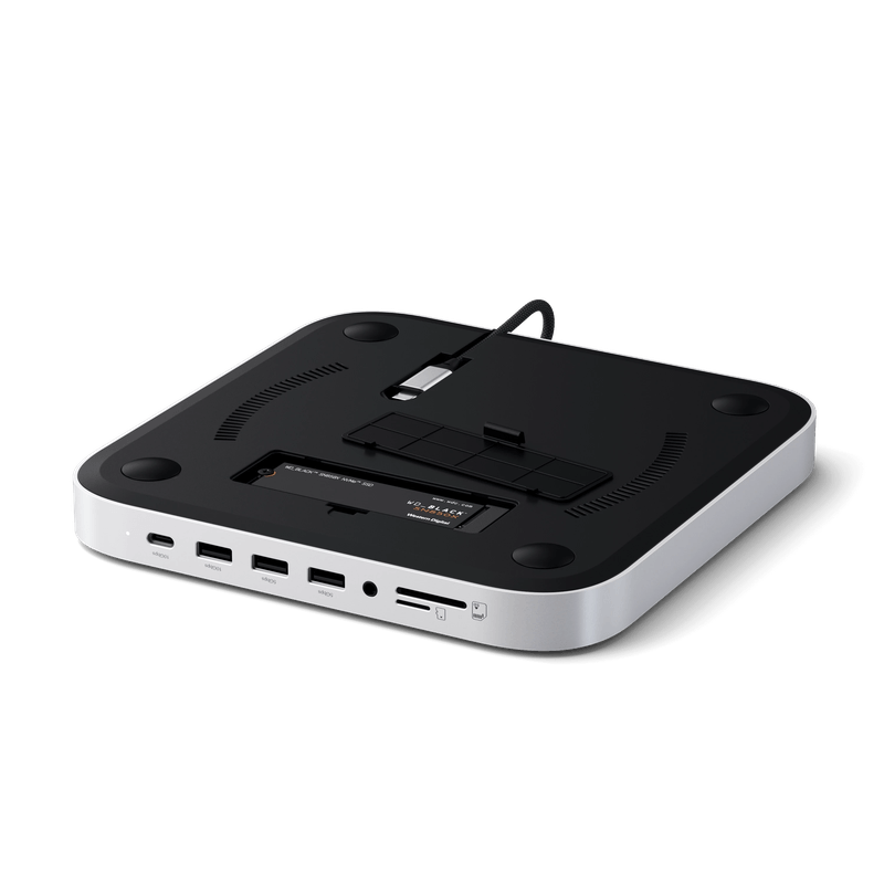 Satechi-STAND---HUB-for-Mac-Mini-With-SSD-Enclosure2