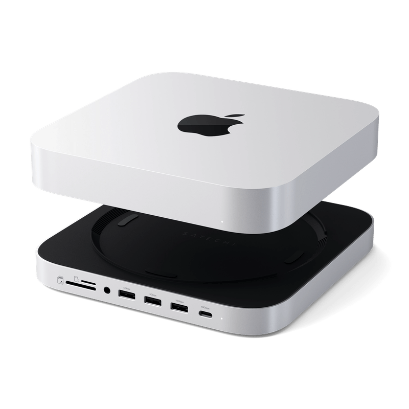Satechi-STAND---HUB-for-Mac-Mini-With-SSD-Enclosure4