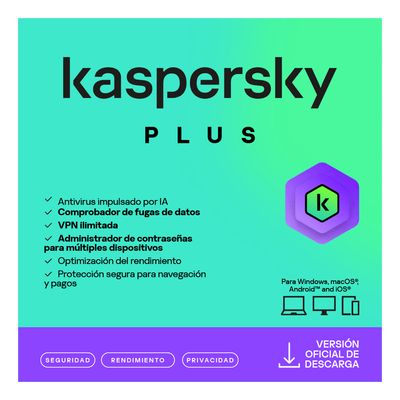 Antivirus Kaspersky PLUS