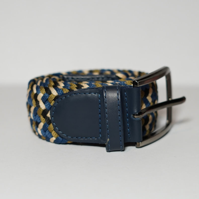 Altamashi Nazareth CINTURON ALTAMASHI  HOMBRE  C38  AZUL OSCURO VERDE OLIVA  -1758567603635